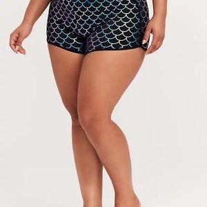 Torrid mermaid swim shorts size 3 SWIM SHORTS ONLY